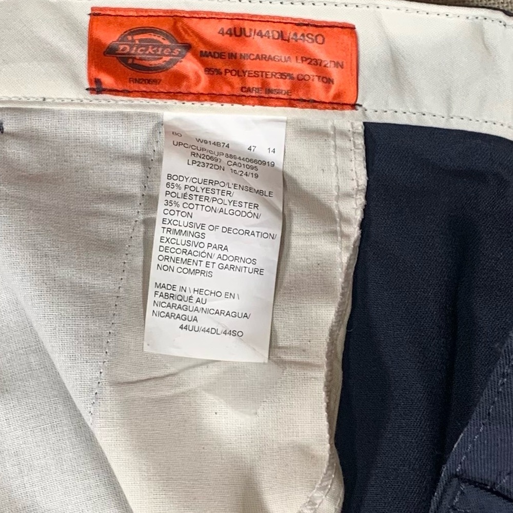 Men's Navy Cargo Pants‎ - Picture 6 of 10